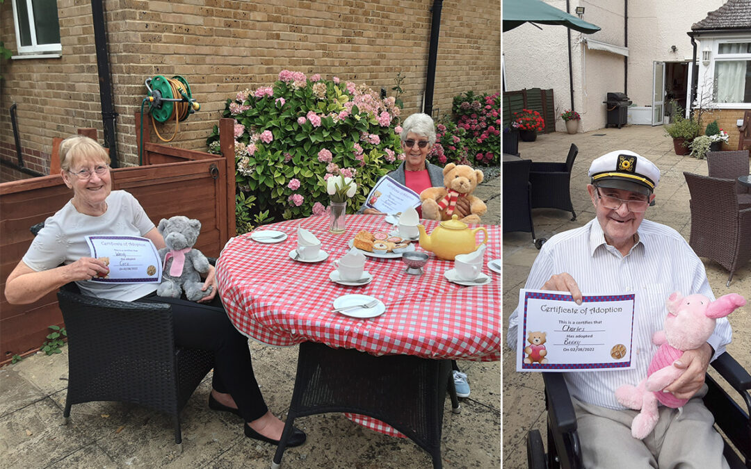 Woodstock Residential Care Home residents enjoy a teddy bears picnic