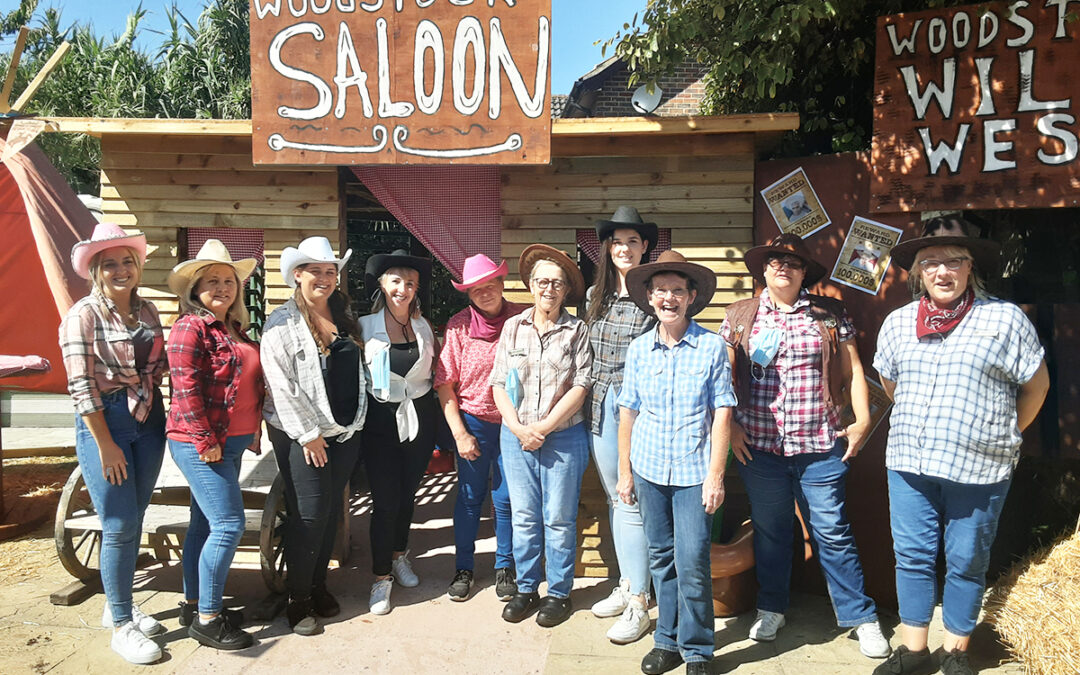 Wild West BBQ fun at Woodstock Residential Care Home