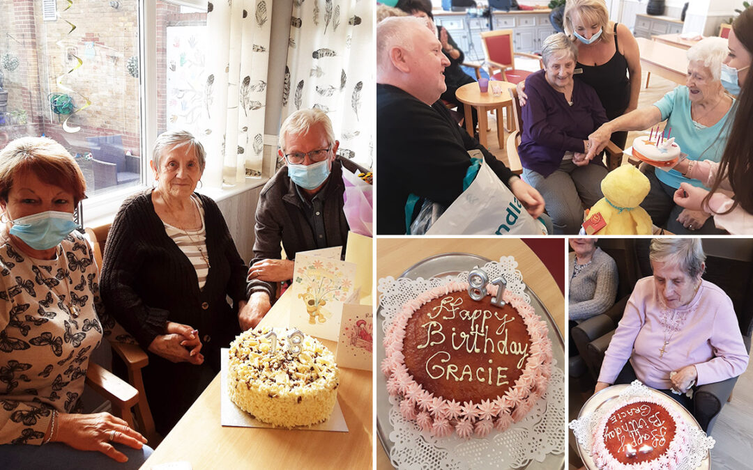 Happy birthday to Gracie at Woodstock Residential Care Home