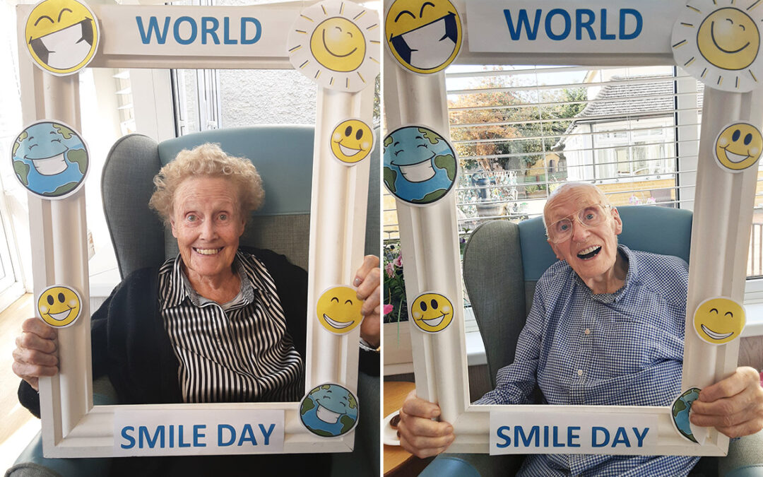 Celebrating World Smile Day at Woodstock Residential Care Home