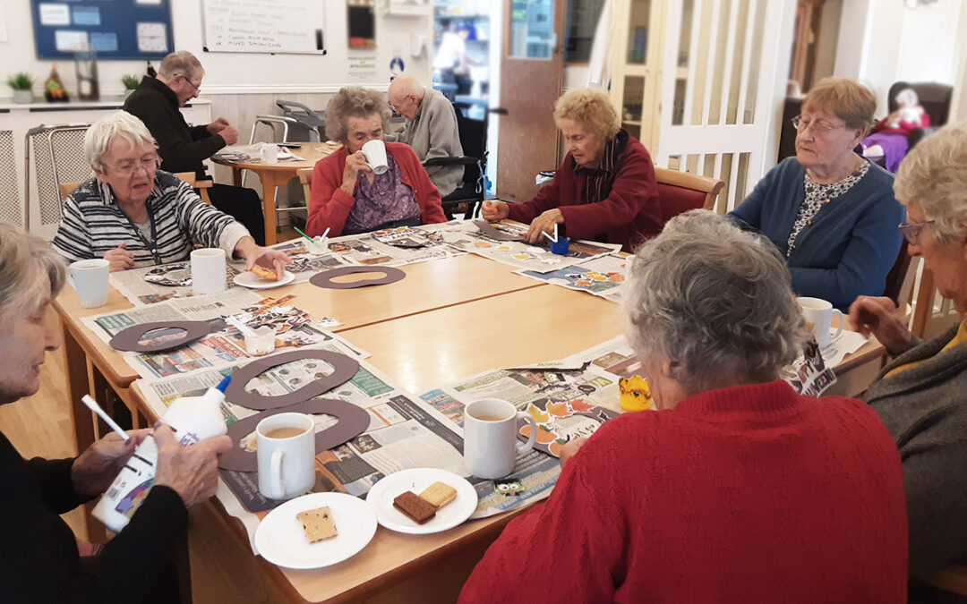 Woodstock Residential Care Home residents enjoy Halloween arts and crafts