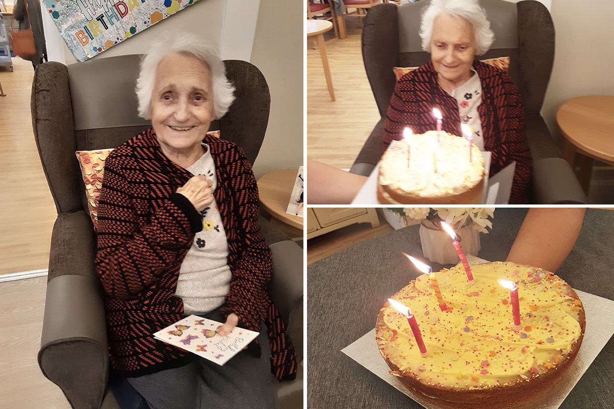 Birthday wishes for Rosa at Woodstock Residential Care Home