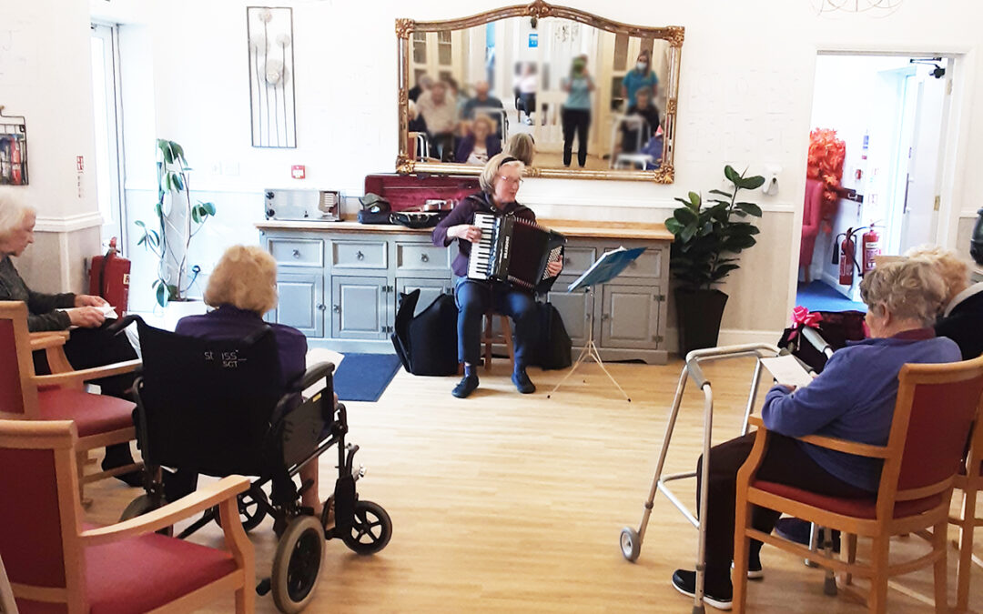 Singalong with Christine at Woodstock Residential Care Home