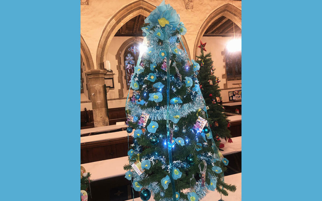 Woodstock Residential Care Home residents create Alzheimers Society inspired Christmas tree for local church