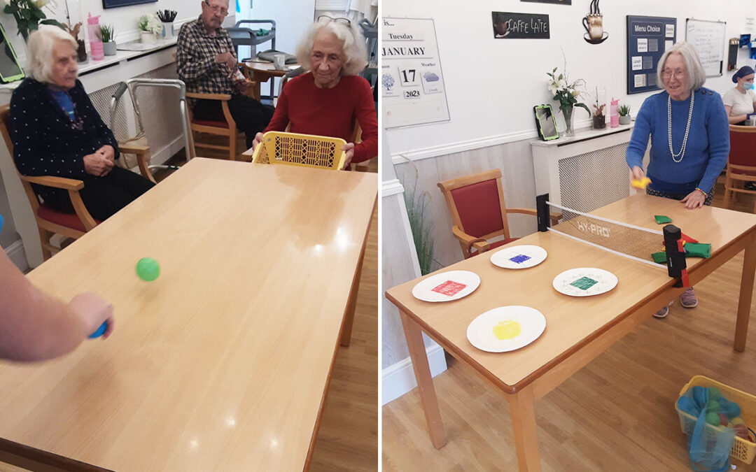 Target game fun at Woodstock Residential Care Home