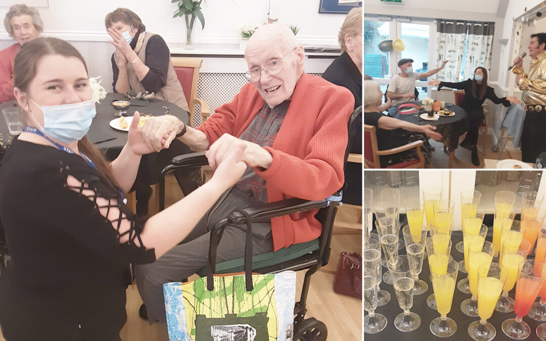 Belated New Years Eve party at Woodstock Residential Care Home