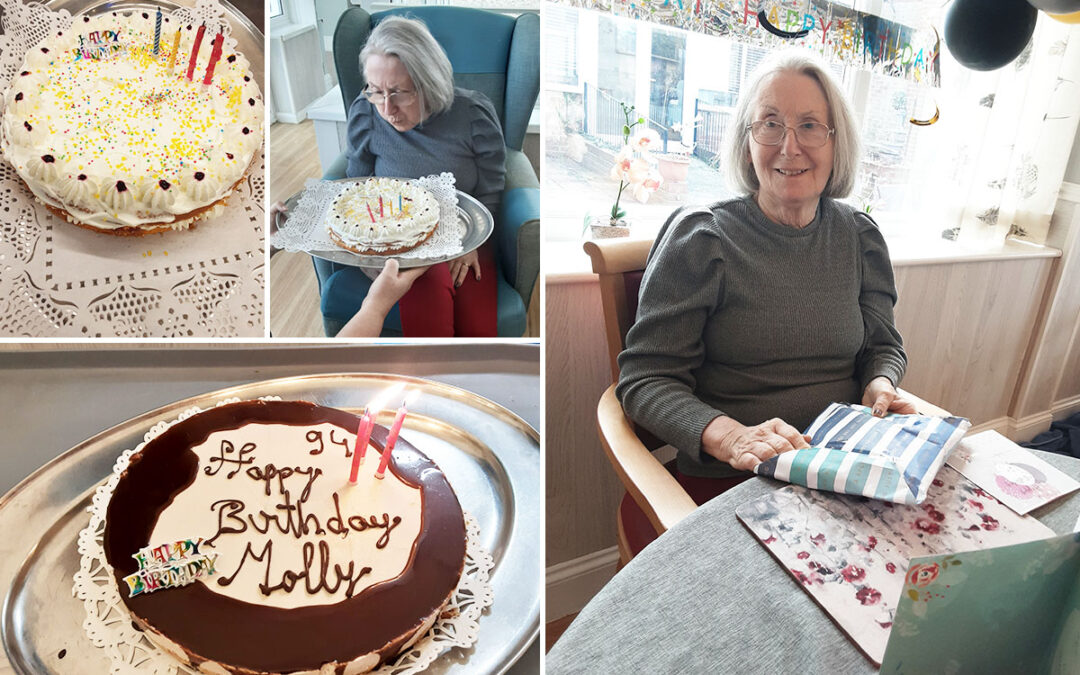 Happy birthday to Molly and Jen at Woodstock Residential Care Home