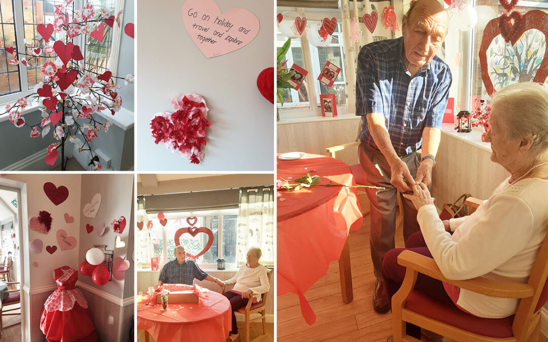 Valentines Day advice and romance at Woodstock Residential Care Home