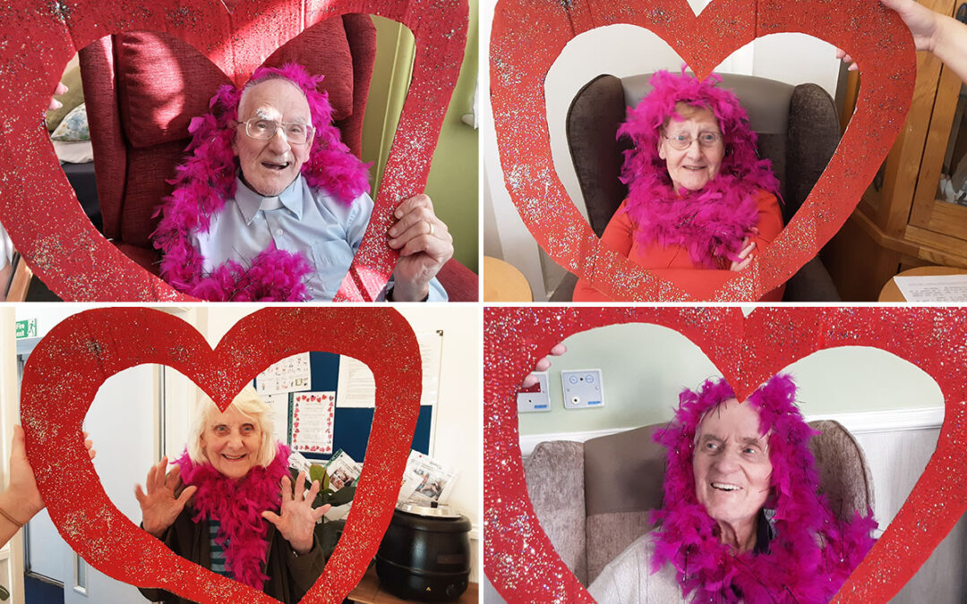 Valentines photoshoot at Woodstock Residential Care Home