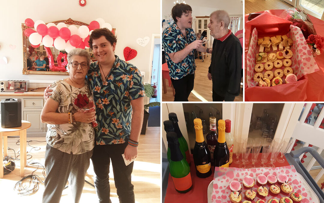 Valentines afternoon tea party at Woodstock Residential Care Home