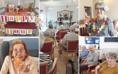 Happy hour and music from Rob T at Woodstock Residential Care Home