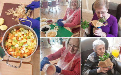 Nutrition and Hydration Week activities at Woodstock Residential Care Home