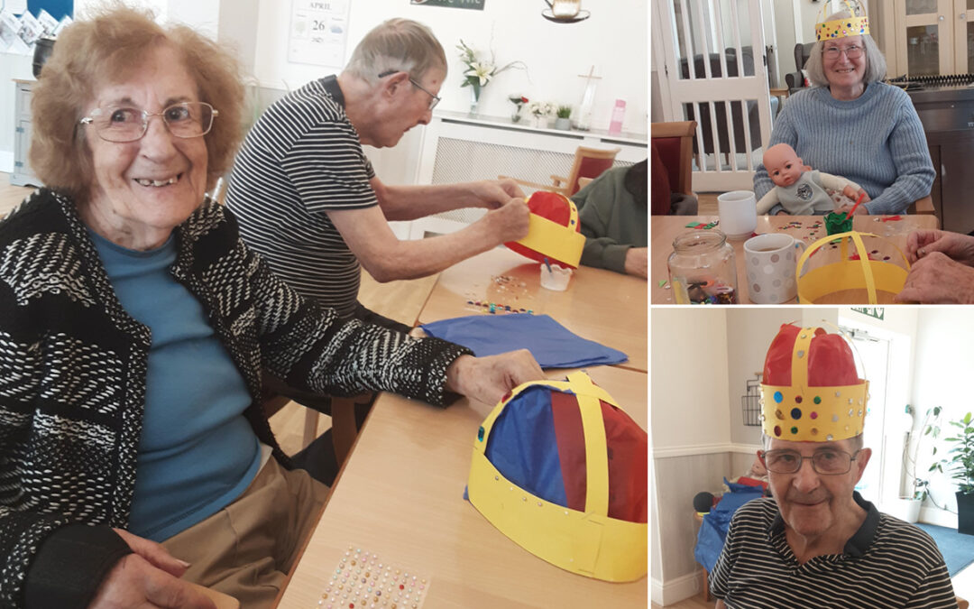 Coronation arts and crafts at Woodstock Residential Care Home