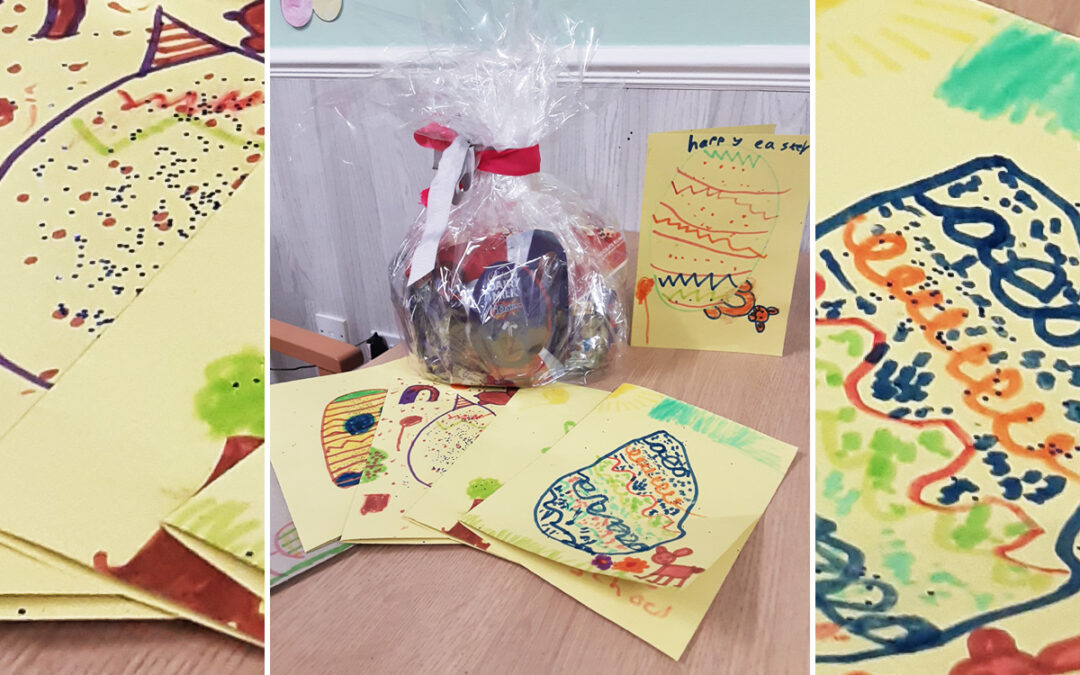 Woodstock Residential Care Home residents receive Easter treats from local primary school