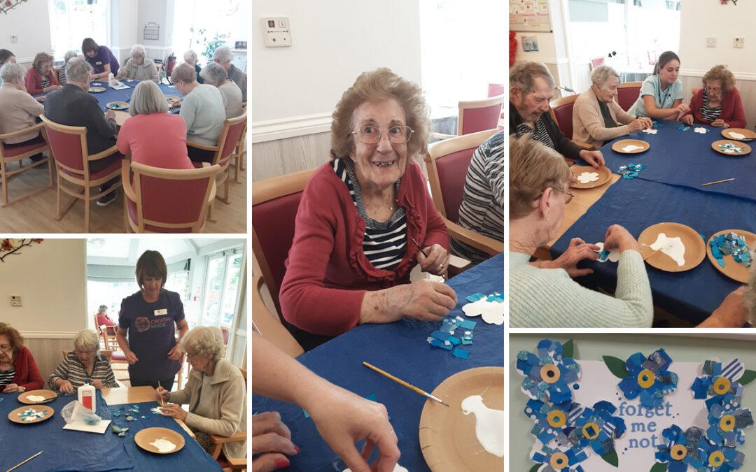 Dementia Action Week Arts and Crafts at Woodstock Residential Care Home