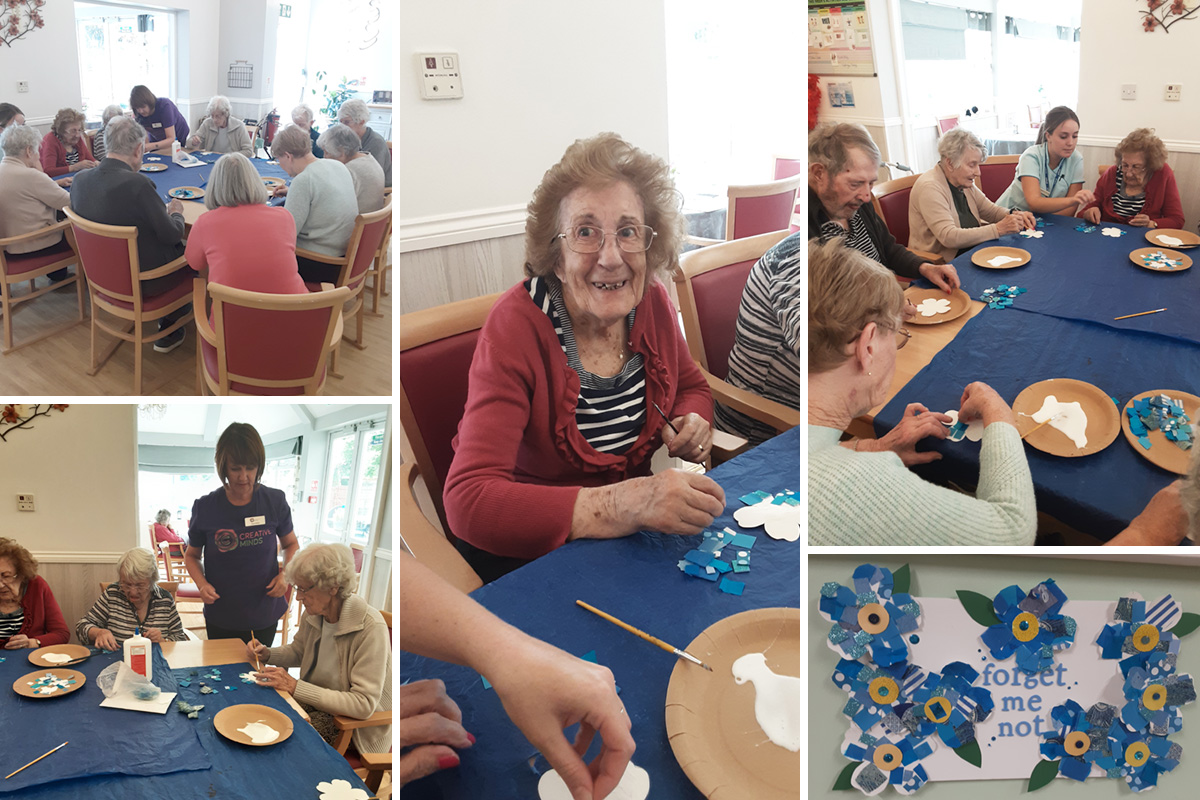 Dementia Action Week Arts and Crafts at Woodstock Residential Care Home