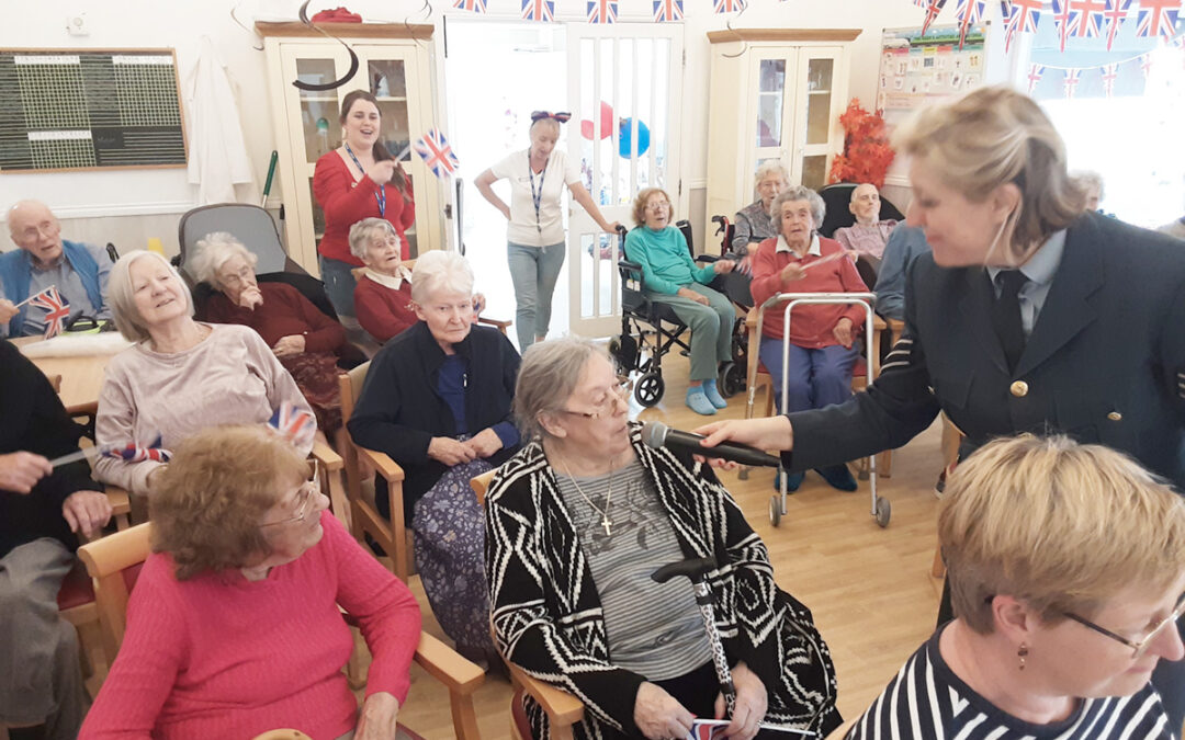 VE Day celebrations at Woodstock Residential Care Home
