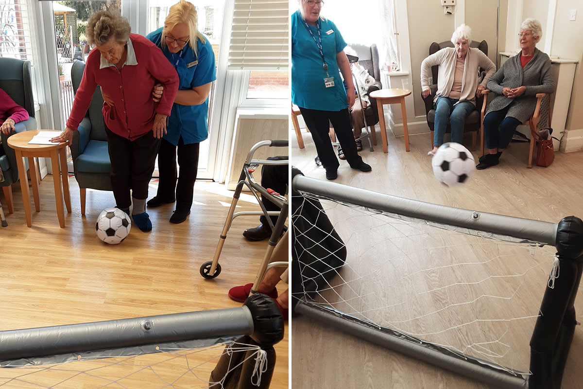 FA Cup Final fun at Woodstock Residential Care Home