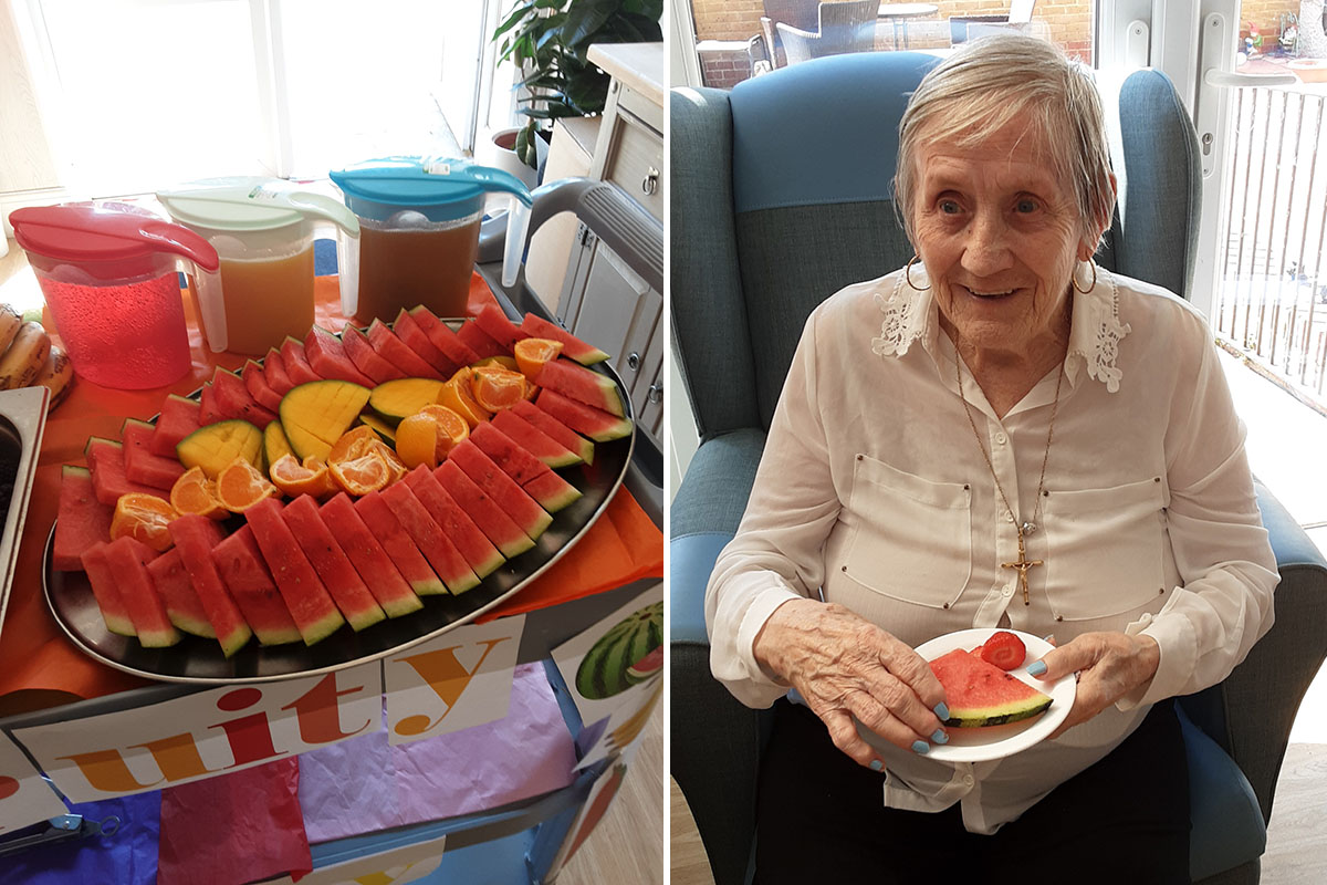 Fruity Friday at Woodstock Residential Care Home
