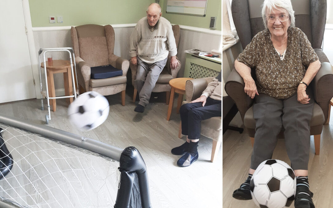 Football trials at Woodstock Residential Care Home