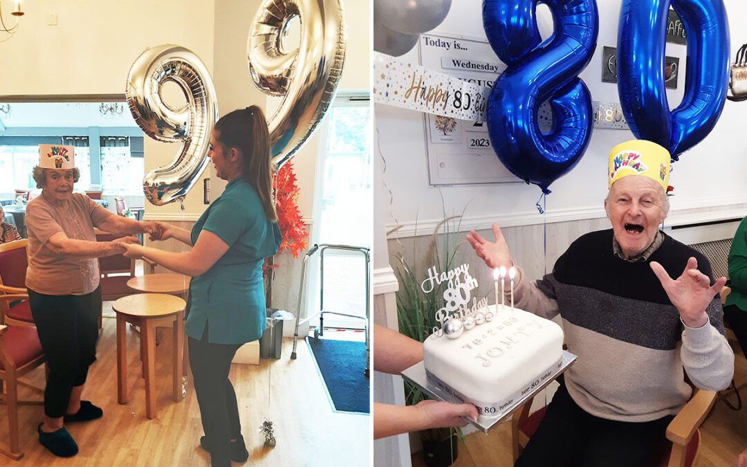 Two big birthdays at Woodstock Residential Care Home