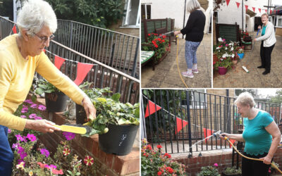 Woodstock Residential Care Home residents get to work in their garden