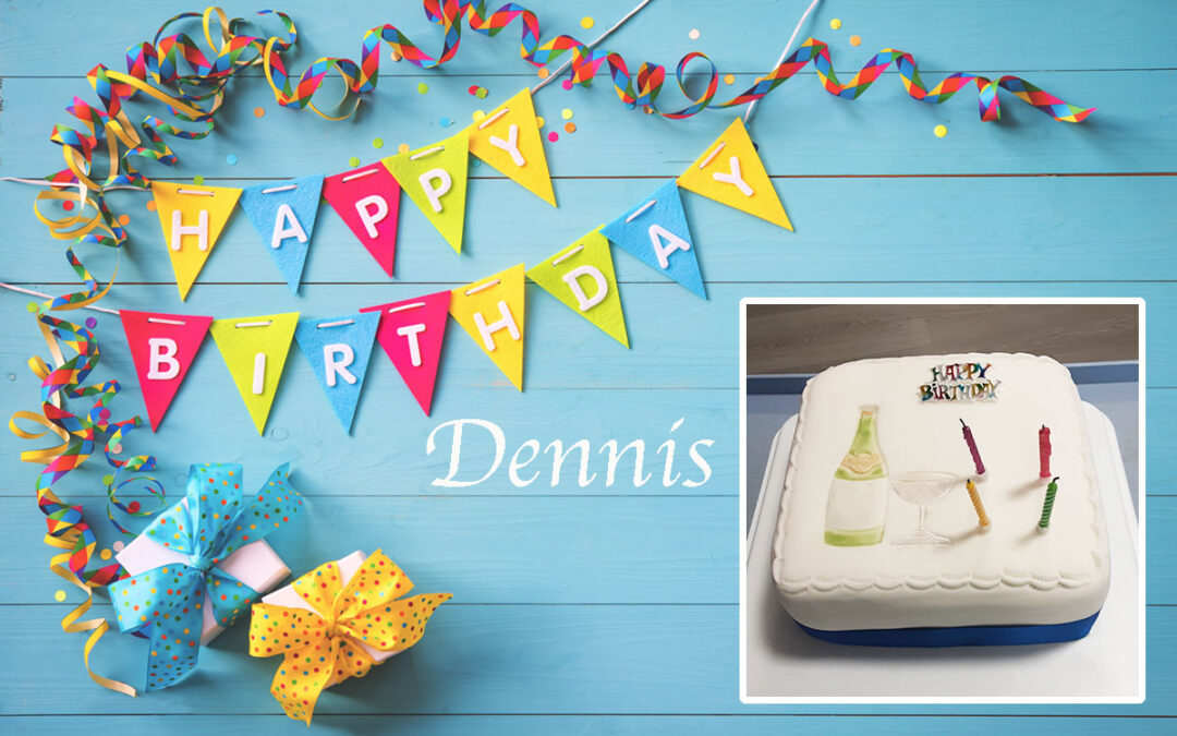 Happy birthday to Dennis at Woodstock Residential Care Home