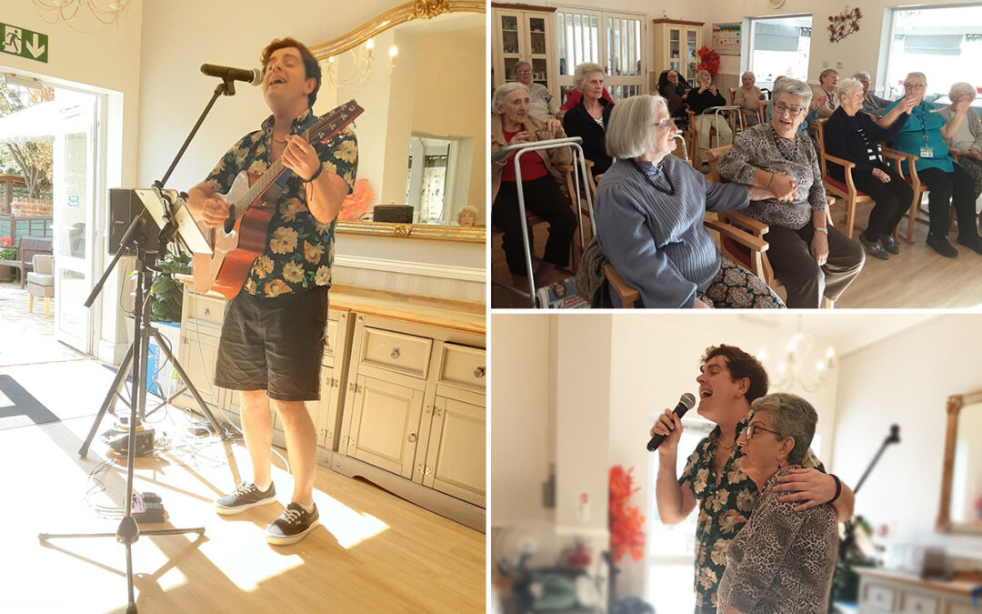 Live music at Woodstock Residential Care Home