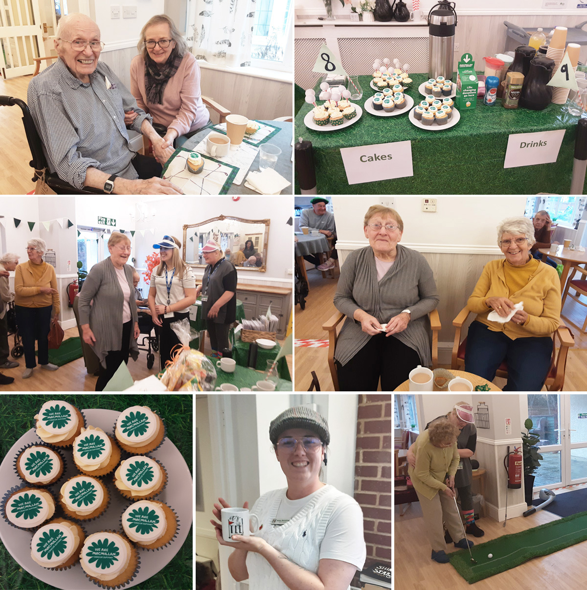 Golfing party at Woodstock Residential Care Home