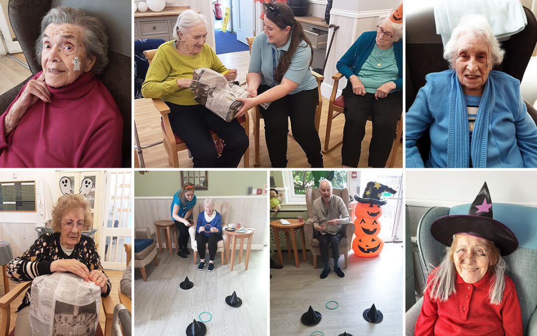 Halloween party and face painting at Woodstock Residential Care Home