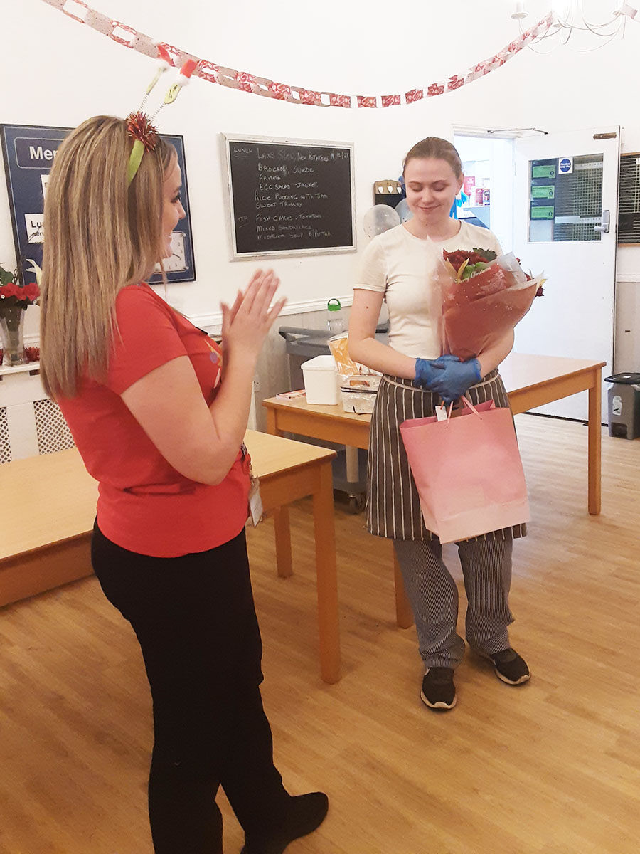 Farewell to Kitchen Assistant Katie