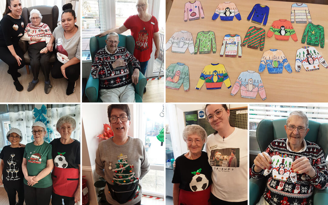 Christmas Jumper Day at Woodstock Residential Care Home