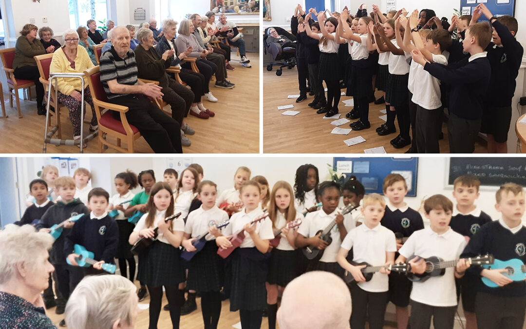 Musical performance charms Woodstock Residential Care Home residents