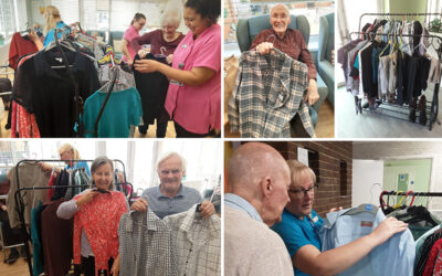 Clothes shopping experience at Woodstock Residential Care Home
