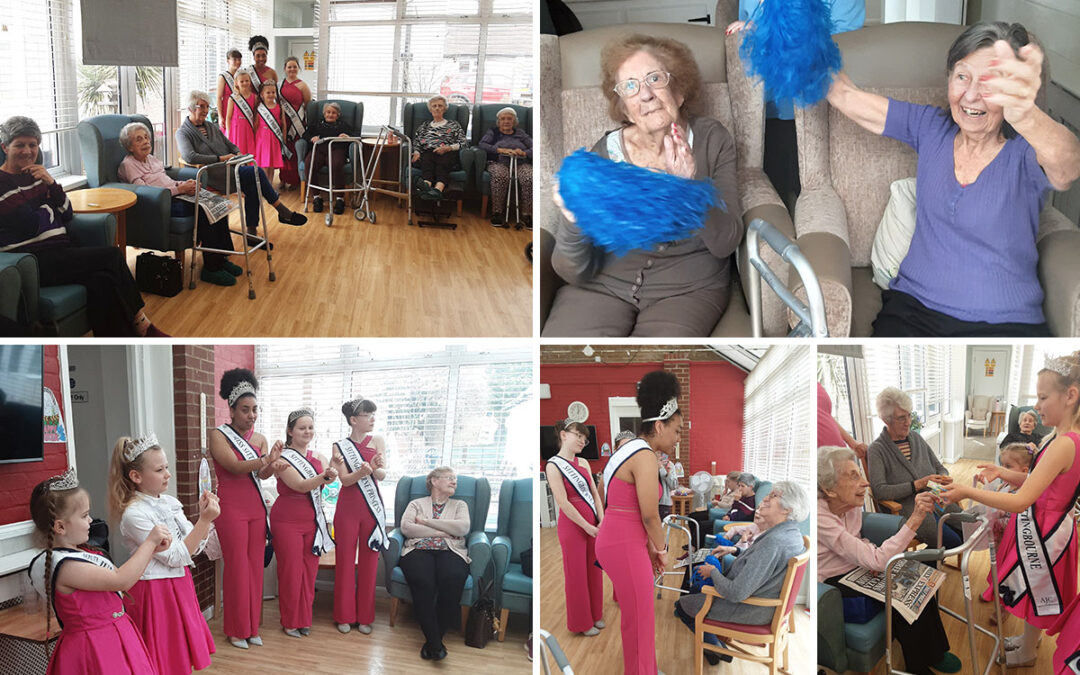 Woodstock Residential Care Home welcomes the Sittingbourne Princesses