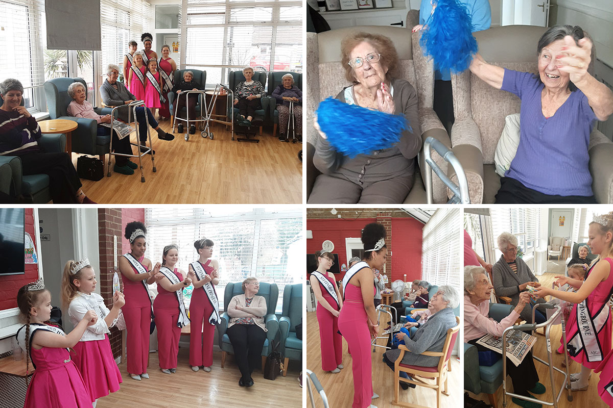 Woodstock Residential Care Home welcomes the Sittingbourne Princesses