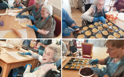 Cooking Club jam tarts at Woodstock Residential Care Home