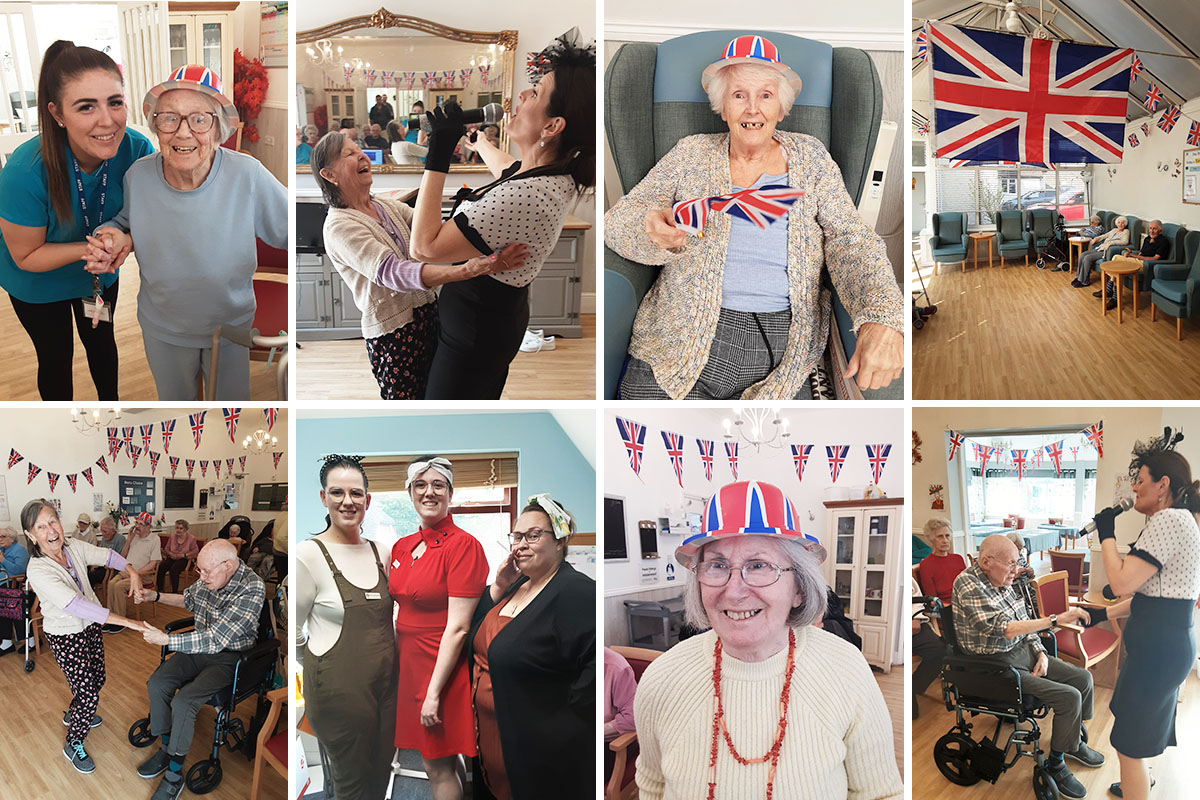 VE Day celebrations at Woodstock Residential Care Home