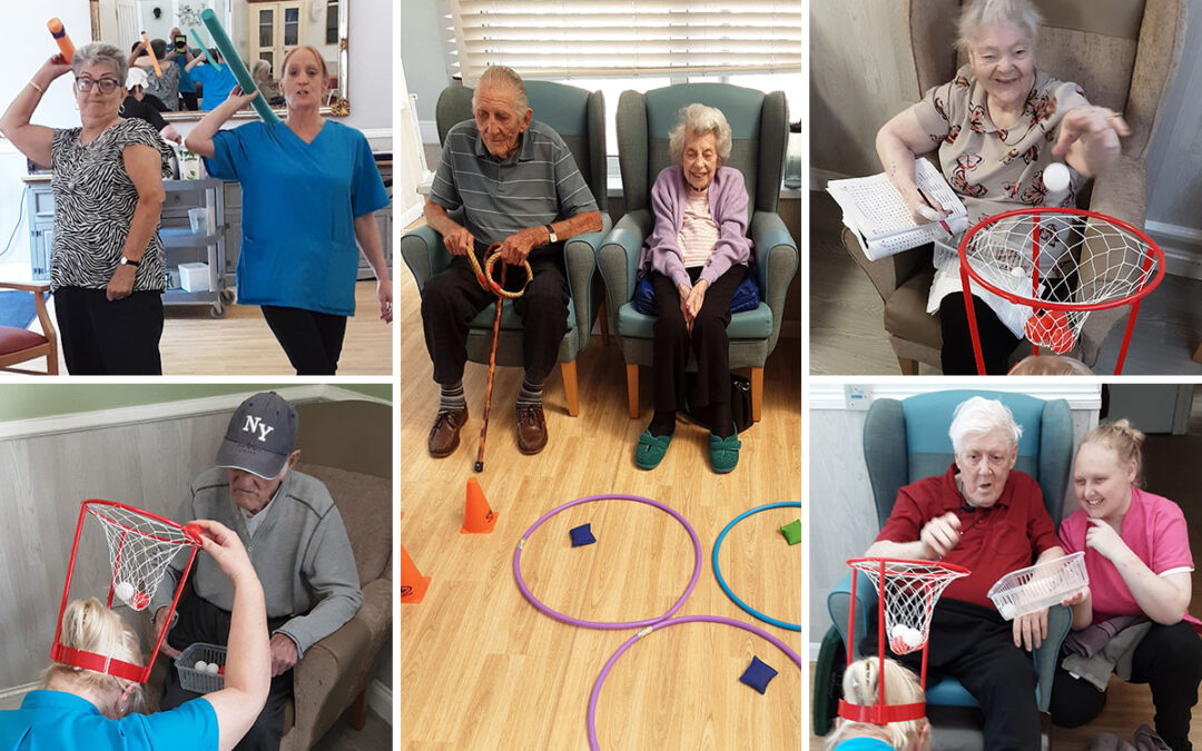 Bingo games and Olympic Games at Woodstock Residential Care Home